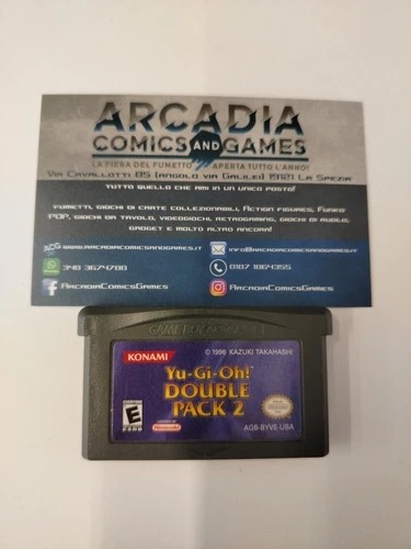 Yu-Gi-Oh! Double Pack 2 Game Boy Advance GBA Nintendo Solo Cartuccia Loose USA